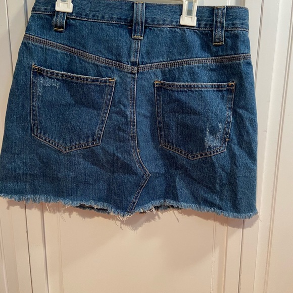 Free People Jean Skirt - Picture 3 of 5